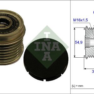 Fulie alternator INA 535 0176 10 – IVECO | AutoRival