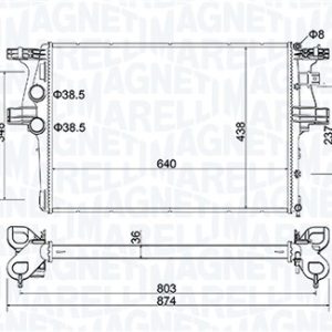 Radiator racire motor MAGNETI MARELLI 350213204600 – IVECO | AutoRival