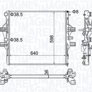 Radiator racire motor MAGNETI MARELLI 350213204700 – IVECO | AutoRival