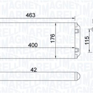 Schimbator de caldura incalzire habitaclu MAGNETI MARELLI 350218325000 – IVECO | AutoRival