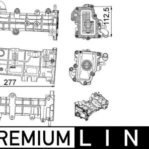 Radiator recirculare gaze de esapament MAHLE ORIGINAL CE 23 000P – IVECO | AutoRival