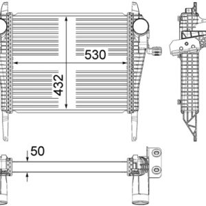 Intercooler compresor MAHLE ORIGINAL CI 37 000P – IVECO | AutoRival