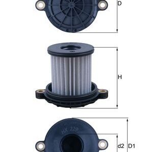 Filtru hidraulic cutie de viteze automata MAHLE ORIGINAL HX 229 – IVECO | AutoRival
