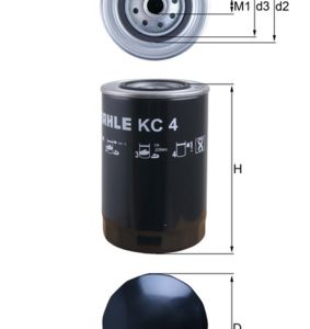 Filtru combustibil MAHLE ORIGINAL KC 4 – IVECO | AutoRival