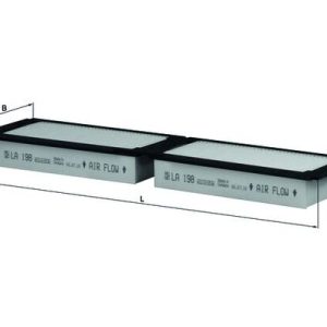 Filtru aer habitaclu MAHLE ORIGINAL LA 198 – IVECO | AutoRival