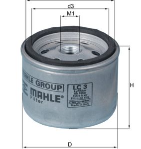 Filtru aer turbocompresor MAHLE ORIGINAL LC 3 – IVECO | AutoRival