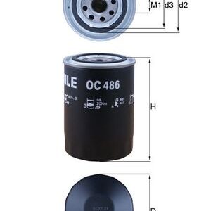 Filtru ulei MAHLE ORIGINAL OC 486 – IVECO | AutoRival