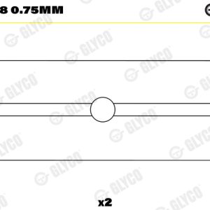 Cuzineti arbore cotit GLYCO 02-2228 0.75mm – IVECO | AutoRival