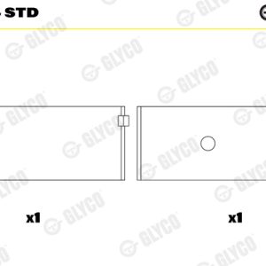 Cuzineti biela GLYCO 71-4104 STD – IVECO | AutoRival