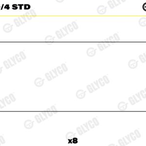 Cuzineti biela GLYCO 71-4130/4 STD – IVECO | AutoRival