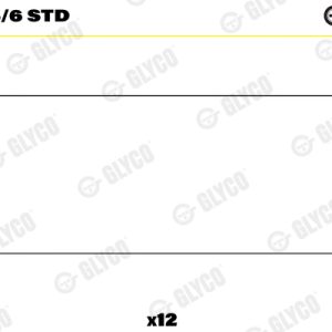 Cuzineti biela GLYCO 71-4215/6 STD – IVECO | AutoRival