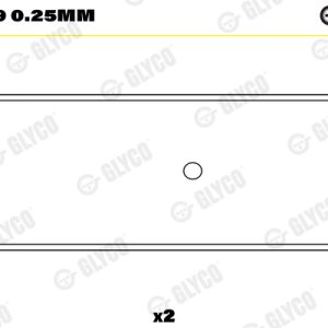 Cuzineti biela GLYCO 71-4229 0.25mm – IVECO | AutoRival