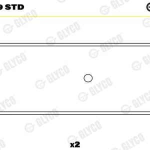 Cuzineti biela GLYCO 71-4229 STD – IVECO | AutoRival