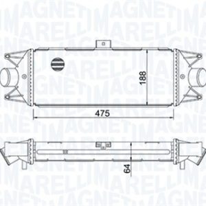Intercooler compresor MAGNETI MARELLI 351319204010 – IVECO | AutoRival