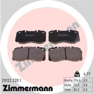Set placute frana ZIMMERMANN 29122.220.1 – IVECO | AutoRival
