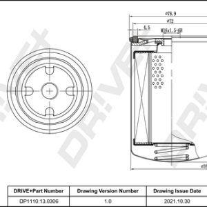 Filtru combustibil DRIVE DP1110.13.0306 – IVECO | AutoRival