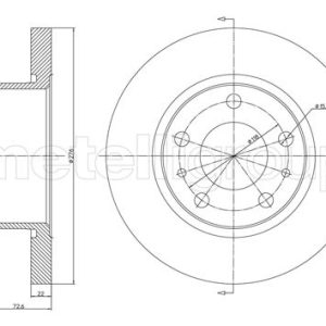 Disc frana METELLI 23-0570 – IVECO | AutoRival