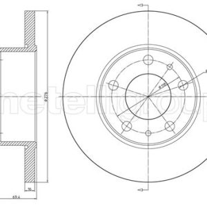 Disc frana METELLI 23-0572 – IVECO | AutoRival