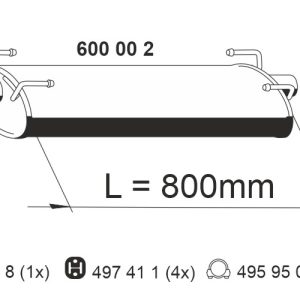 Toba esapamet intermediara ERNST 600002 – IVECO | AutoRival