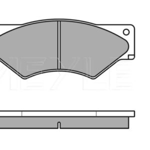 Set placute frana MEYLE 025 291 0720/W – IVECO | AutoRival