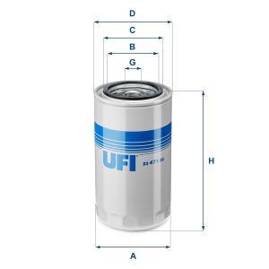 Filtru ulei UFI 23.471.00 – IVECO | AutoRival