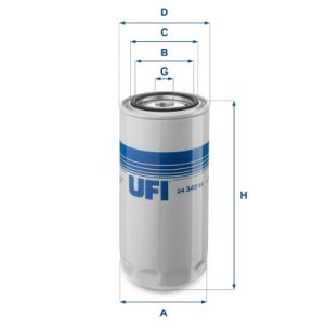 Filtru combustibil UFI 24.349.00 – IVECO | AutoRival