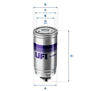 Filtru combustibil UFI 24.399.00 – IVECO | AutoRival