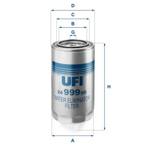 Filtru combustibil UFI 24.999.00 – IVECO | AutoRival