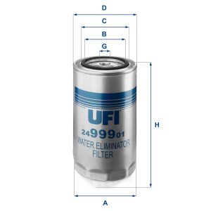Filtru combustibil UFI 24.999.01 – IVECO | AutoRival