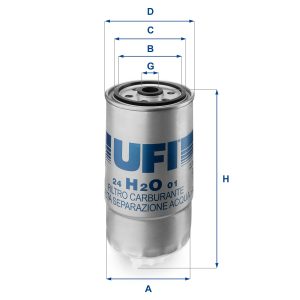Filtru combustibil UFI 24.H2O.01 – IVECO | AutoRival
