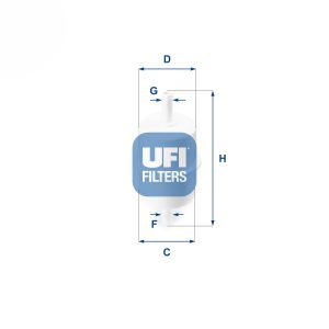 Filtru combustibil UFI 31.028.00 – IVECO | AutoRival