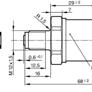 Senzor presiune combustibil BOSCH 0 281 002 398