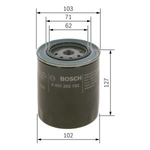 Filtru ulei BOSCH 0 451 203 152