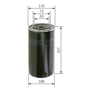 Filtru ulei BOSCH 0 451 301 156