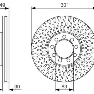 Disc frana BOSCH 0 986 479 A23