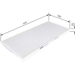 Filtru aer habitaclu BOSCH 1 987 432 541