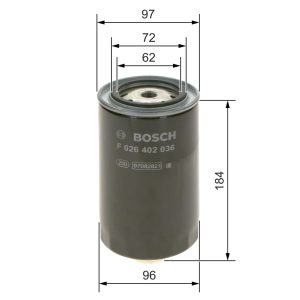 Filtru combustibil BOSCH F 026 402 036