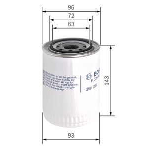 Filtru ulei BOSCH F 026 407 121