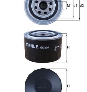Filtru ulei KNECHT OC 570 – IVECO | AutoRival