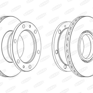 Disc frana BERAL BCR322A – IVECO | AutoRival