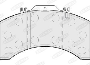 Set placute frana BERAL BCV29011T – IVECO | AutoRival