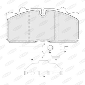 Set placute frana BERAL BCV29088TK – IVECO | AutoRival