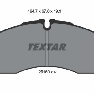 Set placute frana TEXTAR 2916002 – IVECO | AutoRival