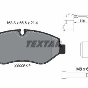 Set placute frana TEXTAR 2922901 – IVECO | AutoRival