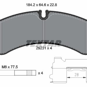 Set placute frana TEXTAR 2923101 – IVECO | AutoRival