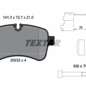 Set placute frana TEXTAR 2923201 – IVECO | AutoRival