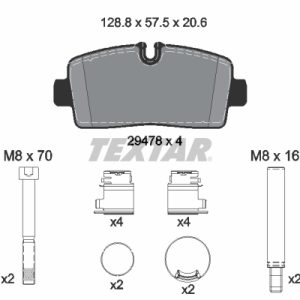 Set placute frana TEXTAR 2947801 – IVECO | AutoRival