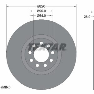 Disc frana TEXTAR 92155700 – IVECO | AutoRival