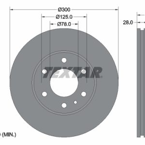 Disc frana TEXTAR 92155900 – IVECO | AutoRival