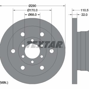 Disc frana TEXTAR 93095100 – IVECO | AutoRival
